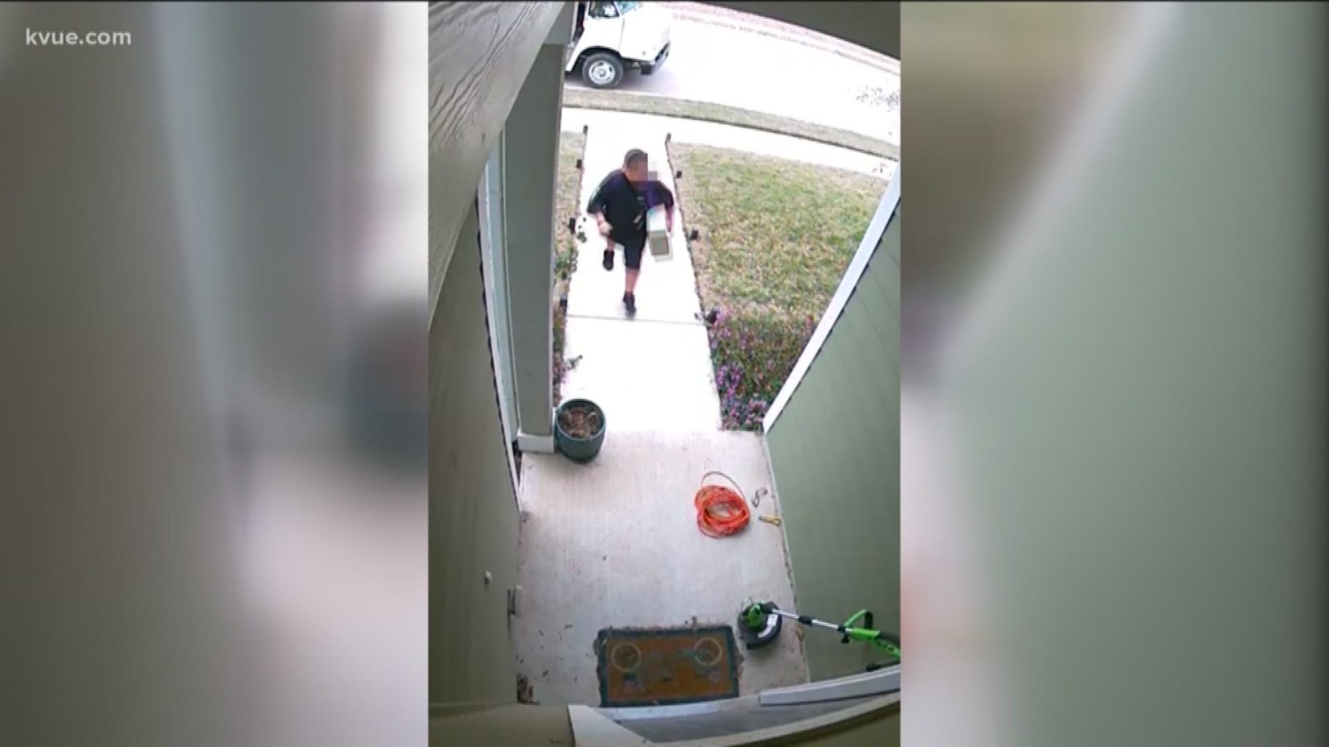This case of package theft could all be one big coincidence – or a really well thought out scheme.