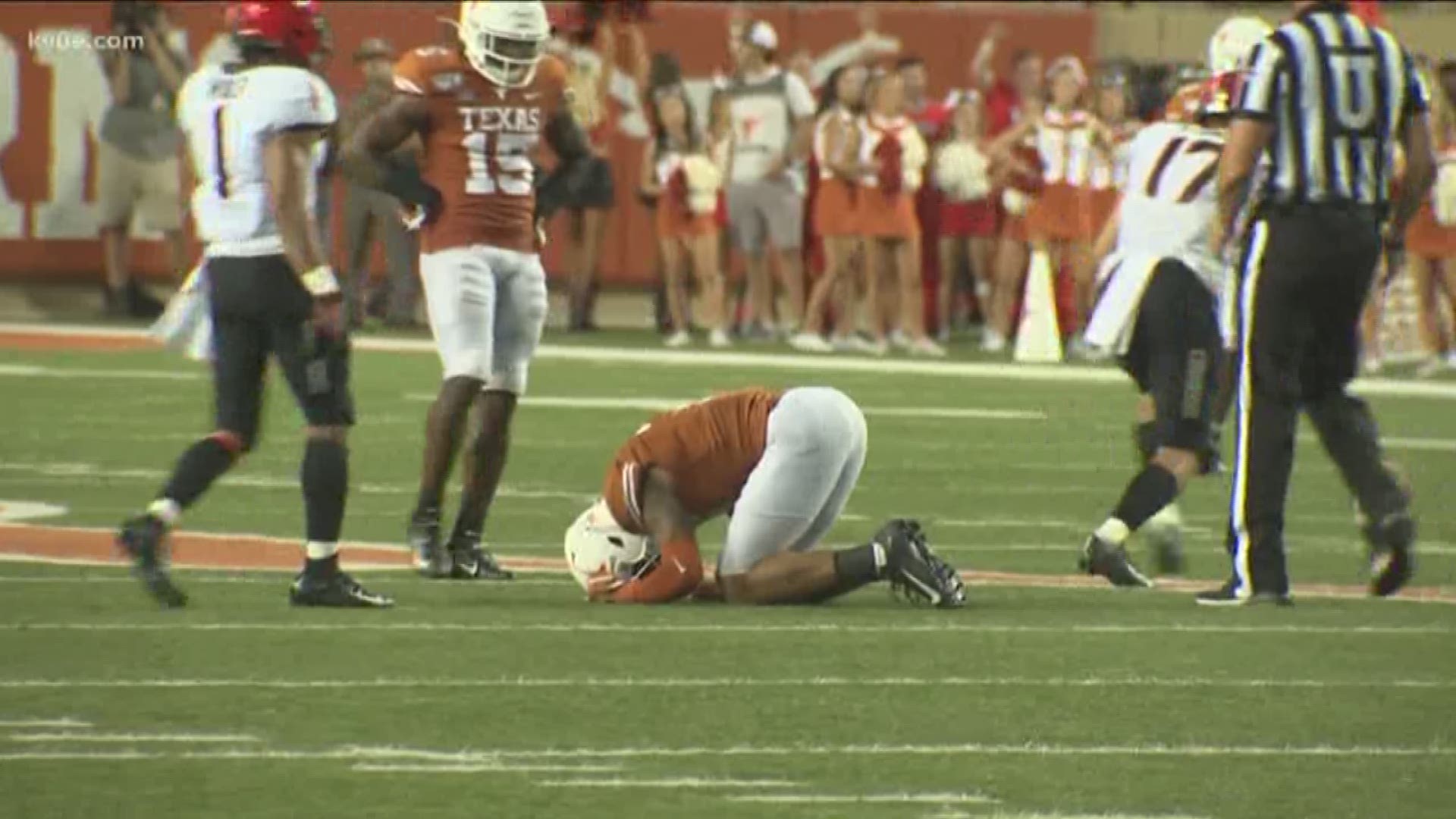 KVUE's Jeff Jones chatted with Austin American-Statesman sports reporter Cedric Golden about UT's bye week and the effect it has on their collection of injuries.