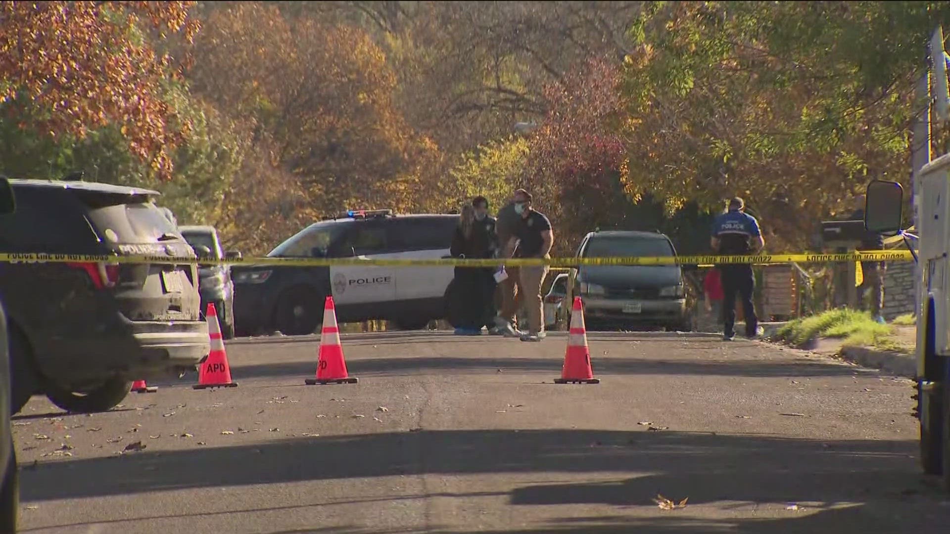 Austin police are investigating after two people were shot and killed in South Austin on Tuesday.