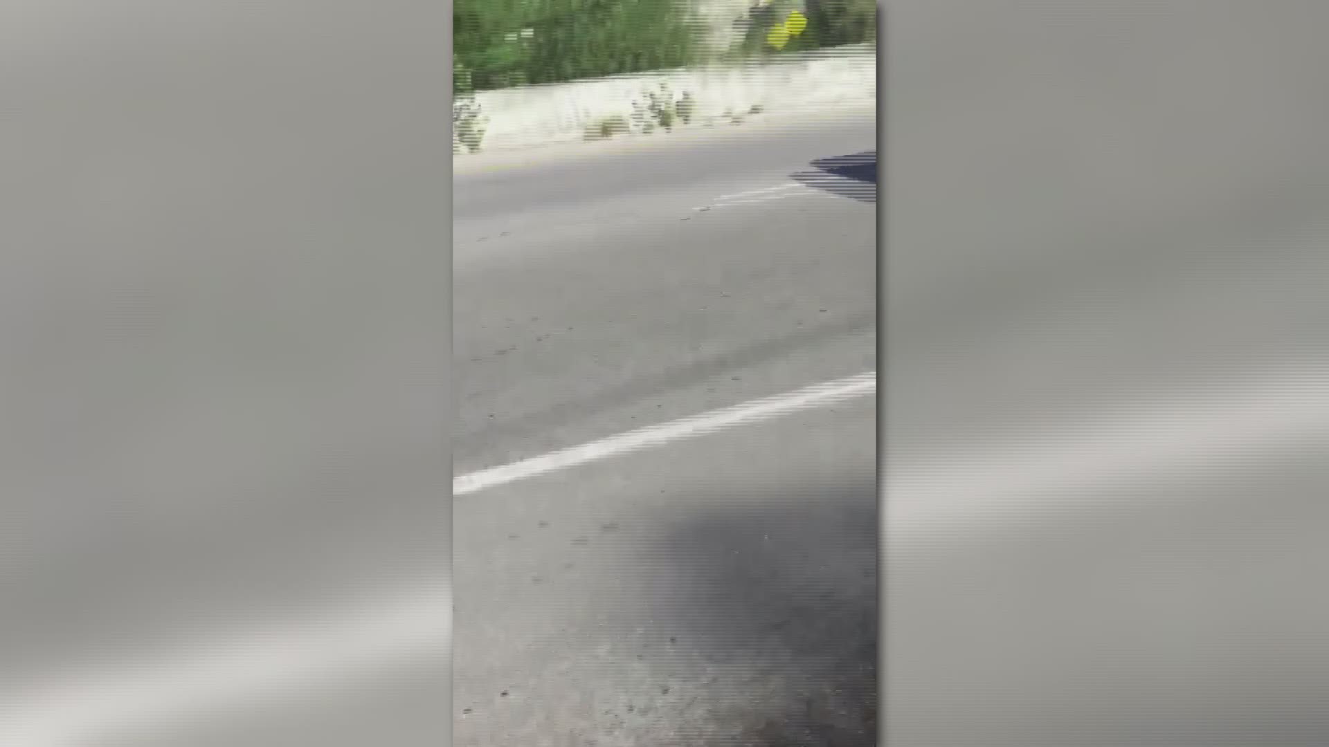 A KVUE view captured this video of a reported domestic dispute and car crash near the Pennybacker Bridge.