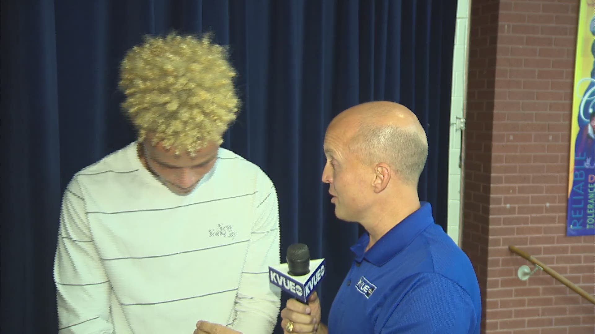 Pflugerville receiver Casey Washington talks with KVUE's Shawn Clynch about the upcoming season