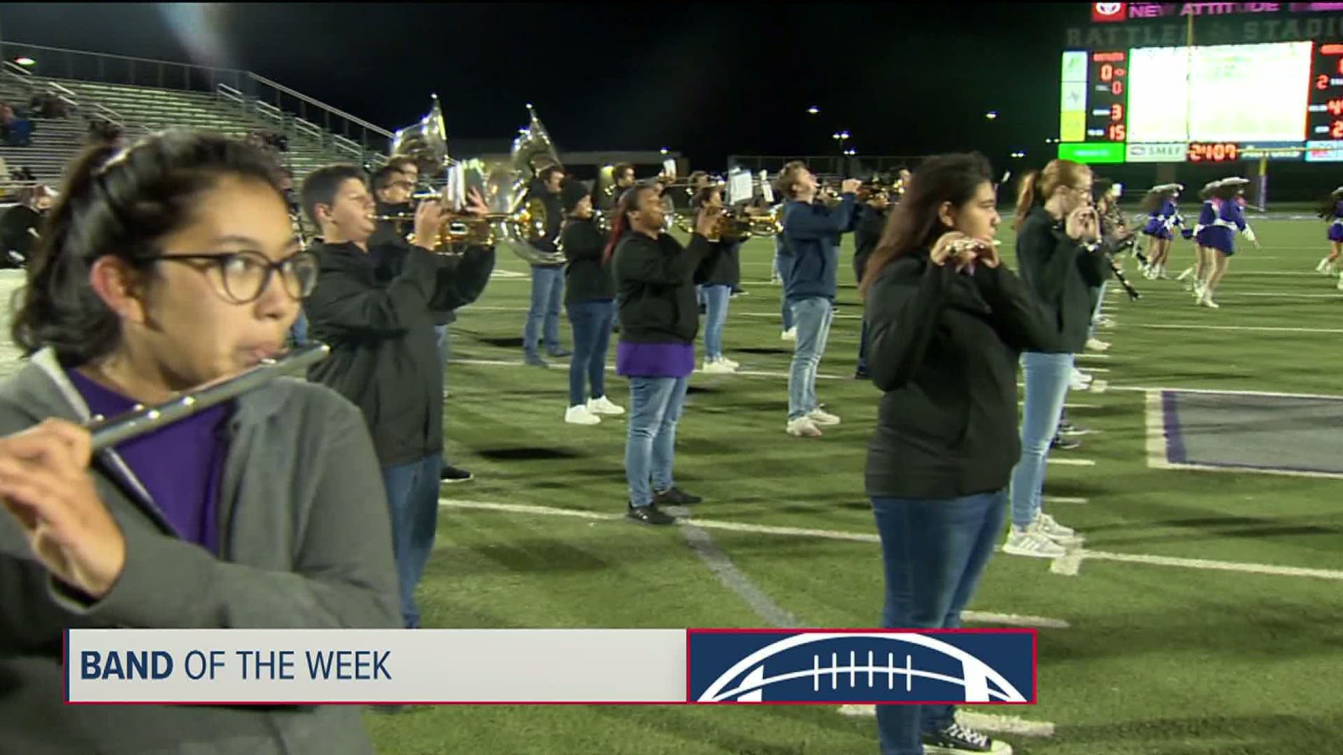 KVUE's Band of the Week is San Marcos. Join us for Friday Football Fever.