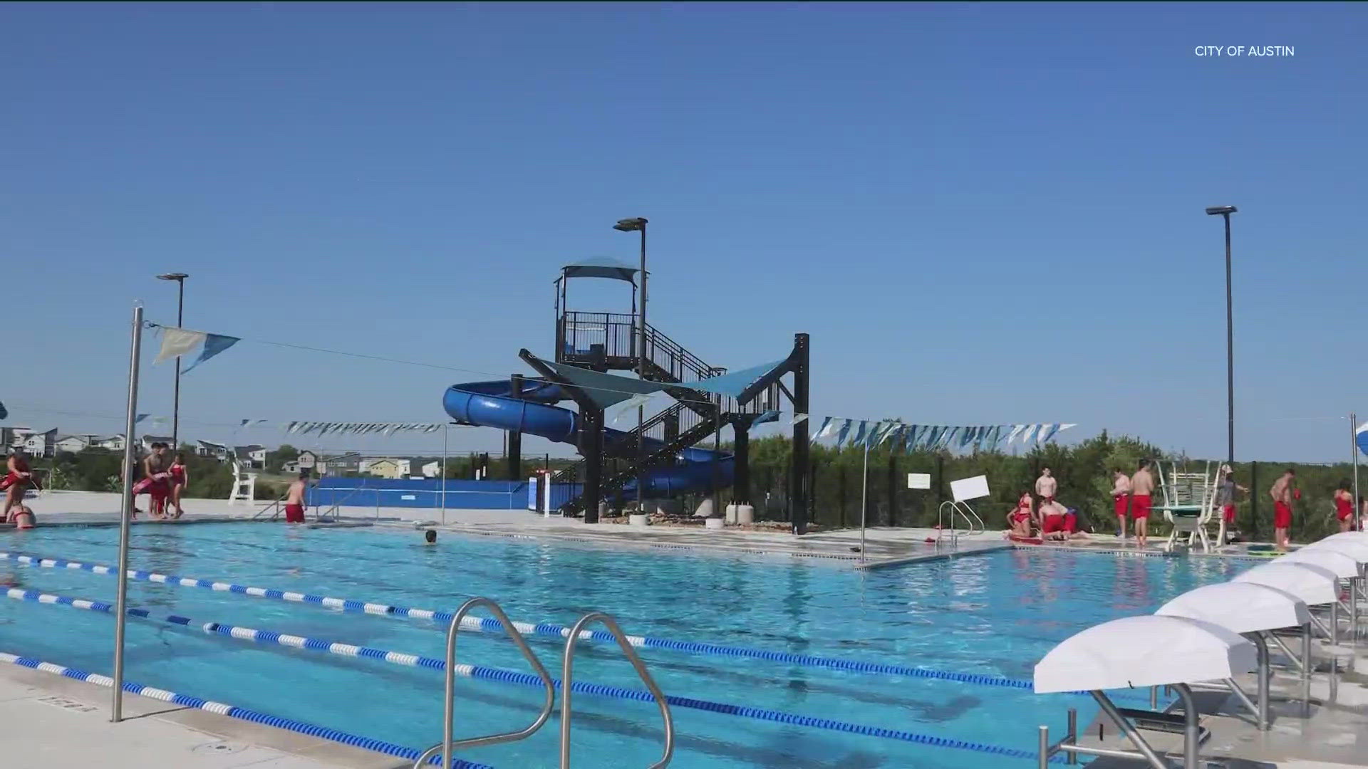 Austin Parks and Recreation will hold a ribbon-cutting for the grand opening of the pool on Saturday morning. The free, year-round pool is located off Loyola Lane.