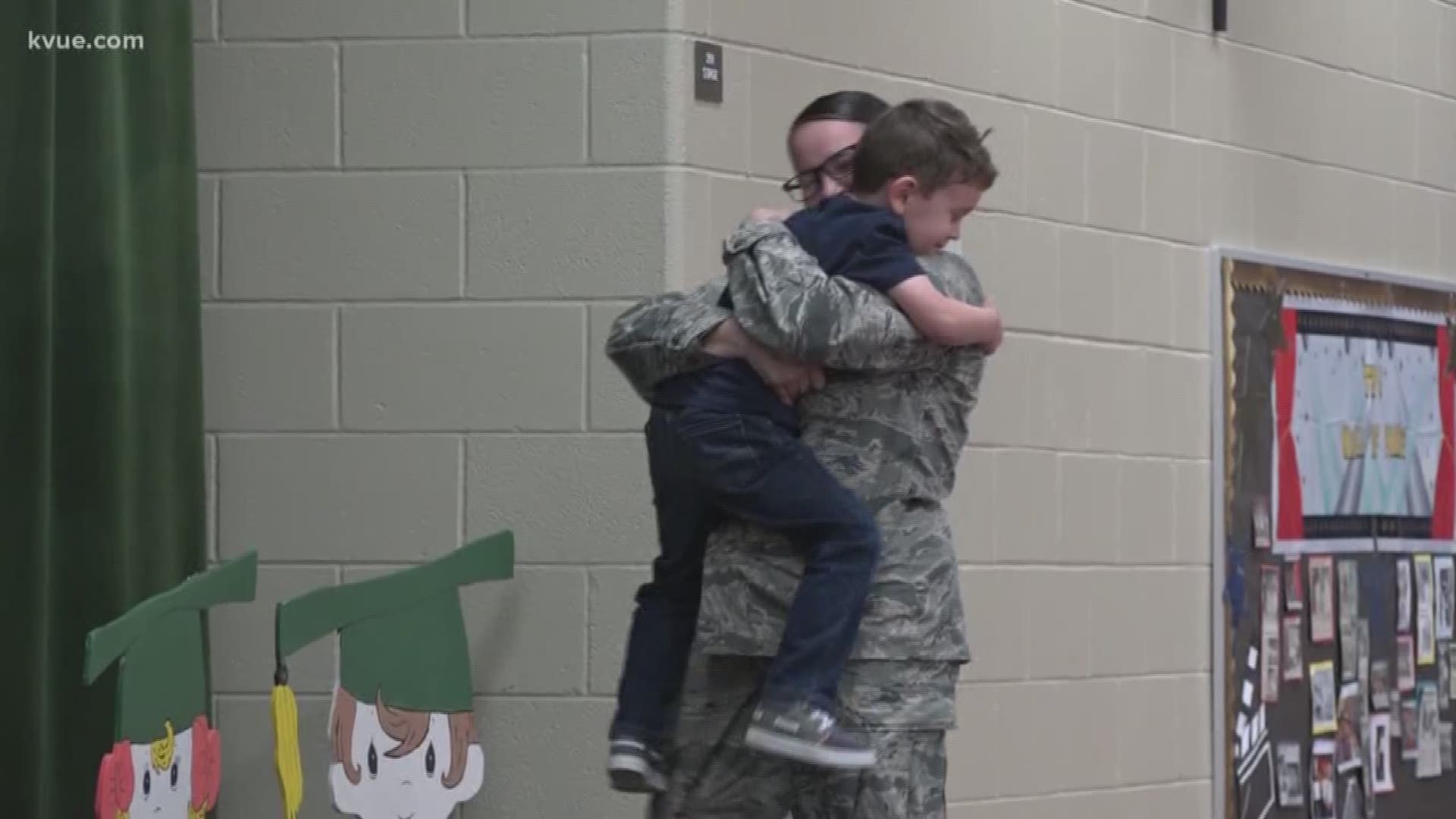 TH Johnson Elementary School student got a very special surprise Thursday.