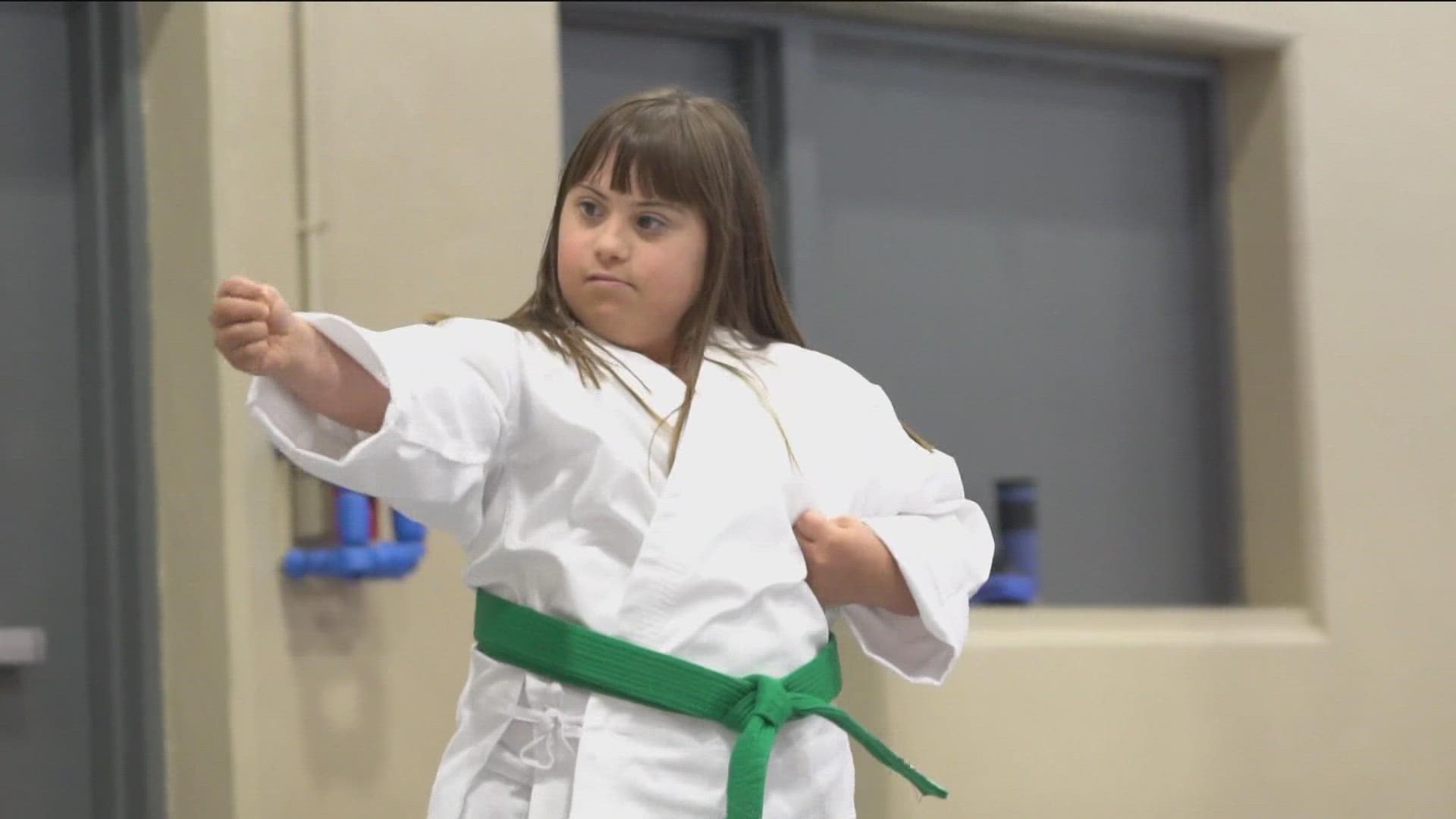 The program was started to help kids with special needs find a space where they could practice martial arts, regardless of their circumstances.