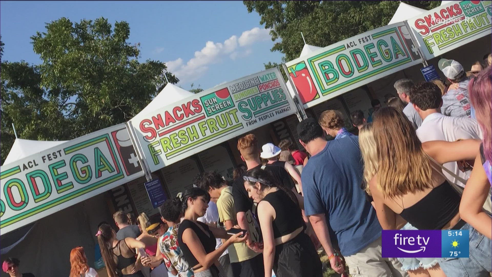 Local Austin pharmacy, Peoples Rx will be hosting a Bodega inside festival grounds stocked with health products.