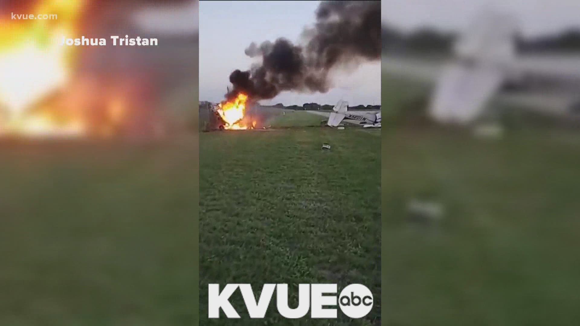Two planes collided as they were trying to land at the San Marcos Regional Airport.