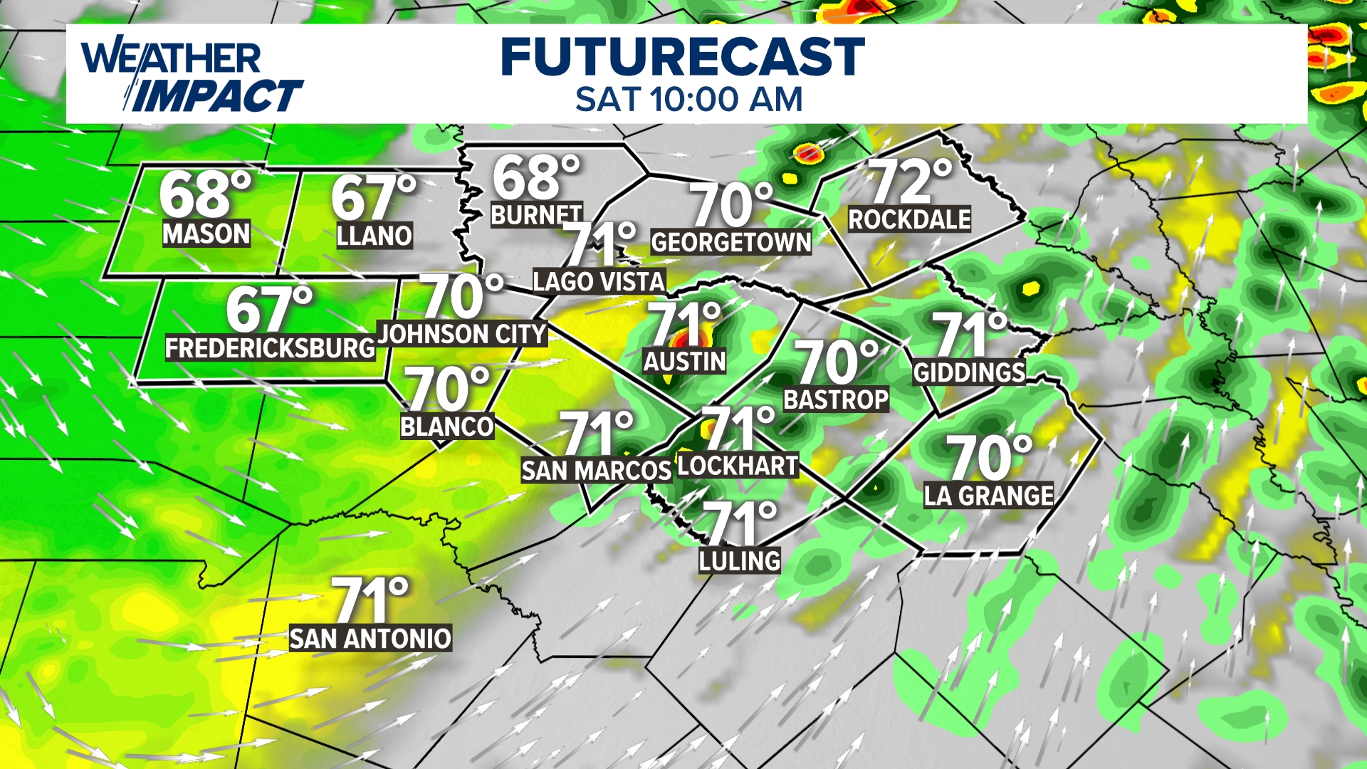 Central Texas facing low-end severe storm risk on Saturday | kvue.com