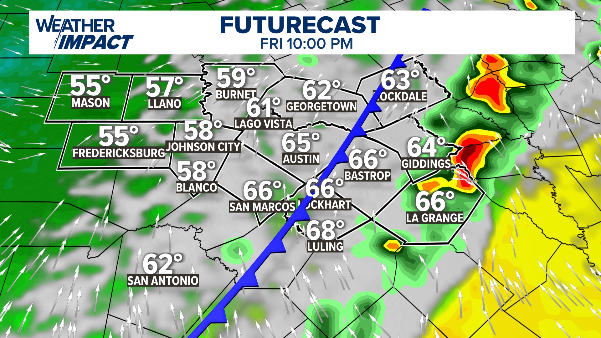 Severe storms forecast Friday in Central Texas | kvue.com