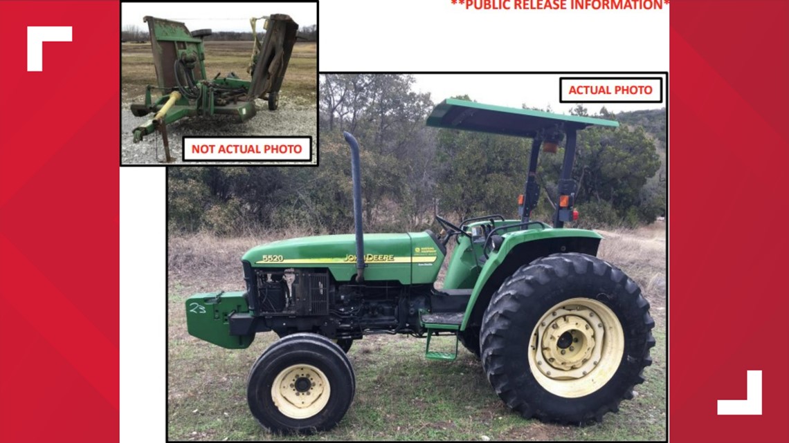 John Deere tractor, shredder stolen in Hays County - Vimarsana News