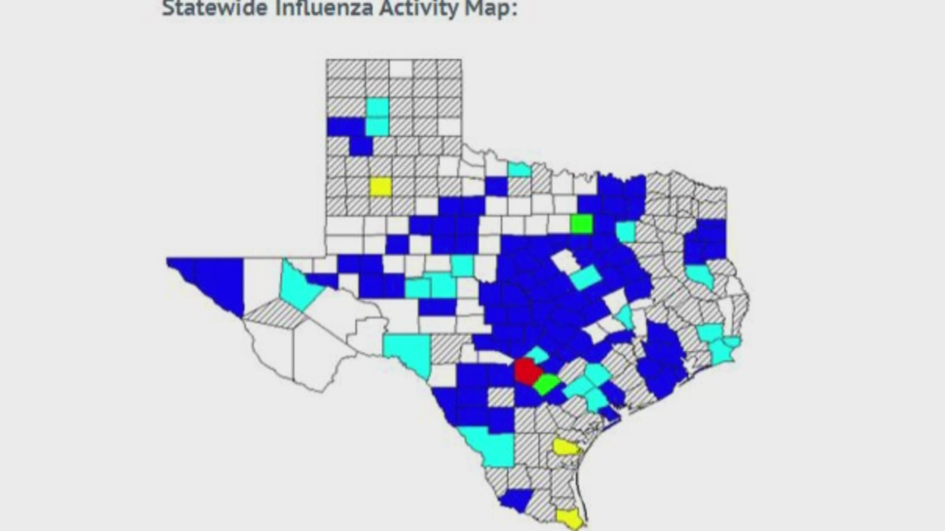 State officials said they're seeing an increased number of flu cases on a weekly basis.