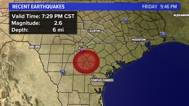 Weak earthquake reported in South Texas | kvue.com