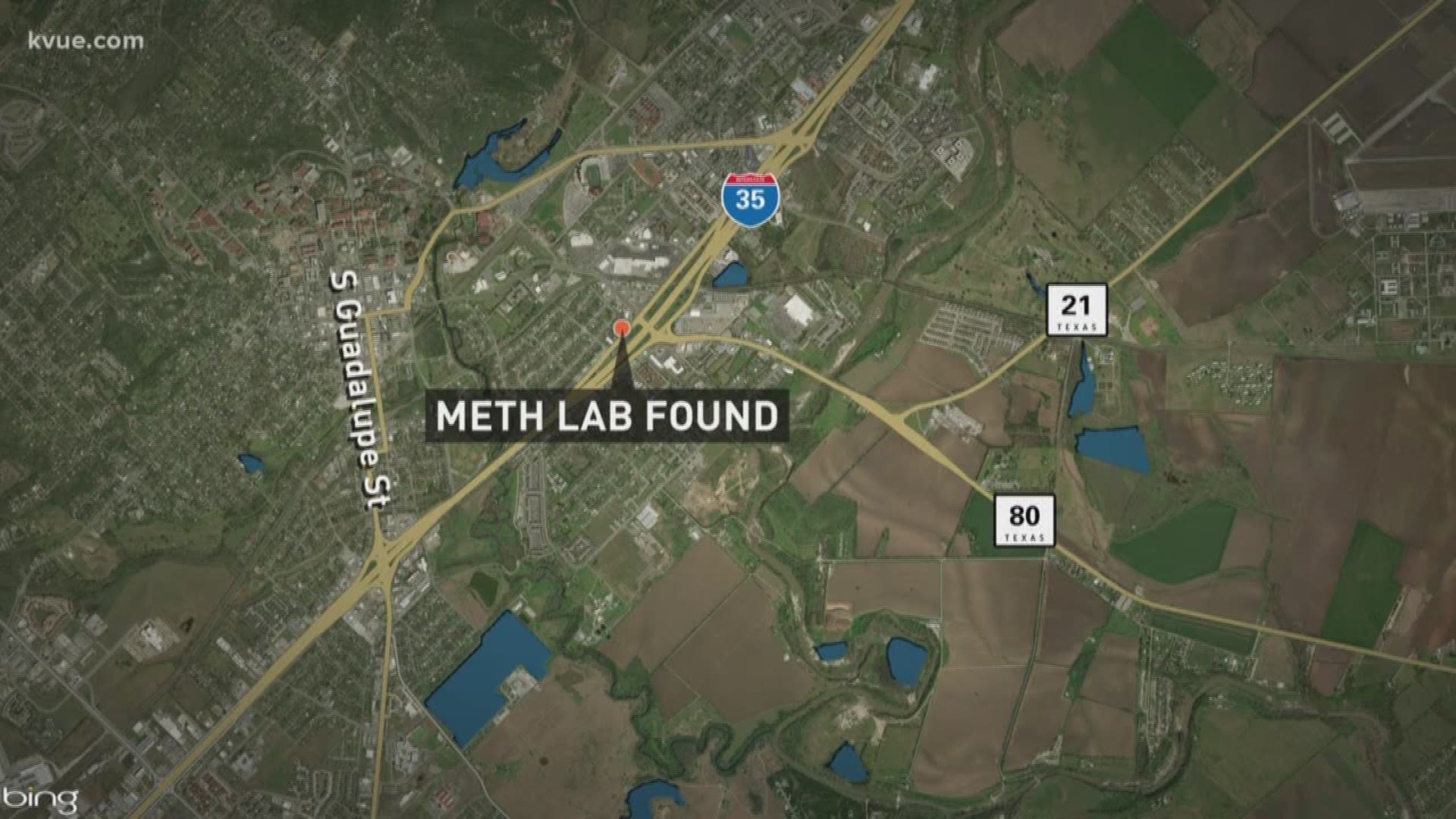 A portable meth lab was busted over the weekend at an abandoned Burger King in San Marcos.
