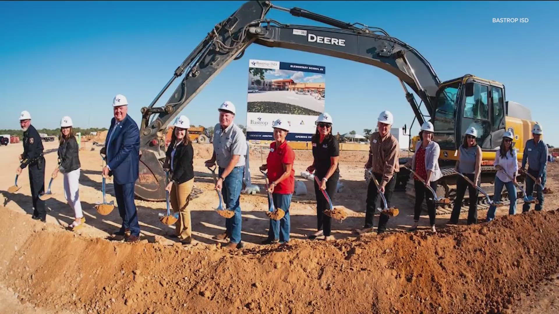 Bastrop ISD is celebrating breaking ground on the district's ninth elementary school.