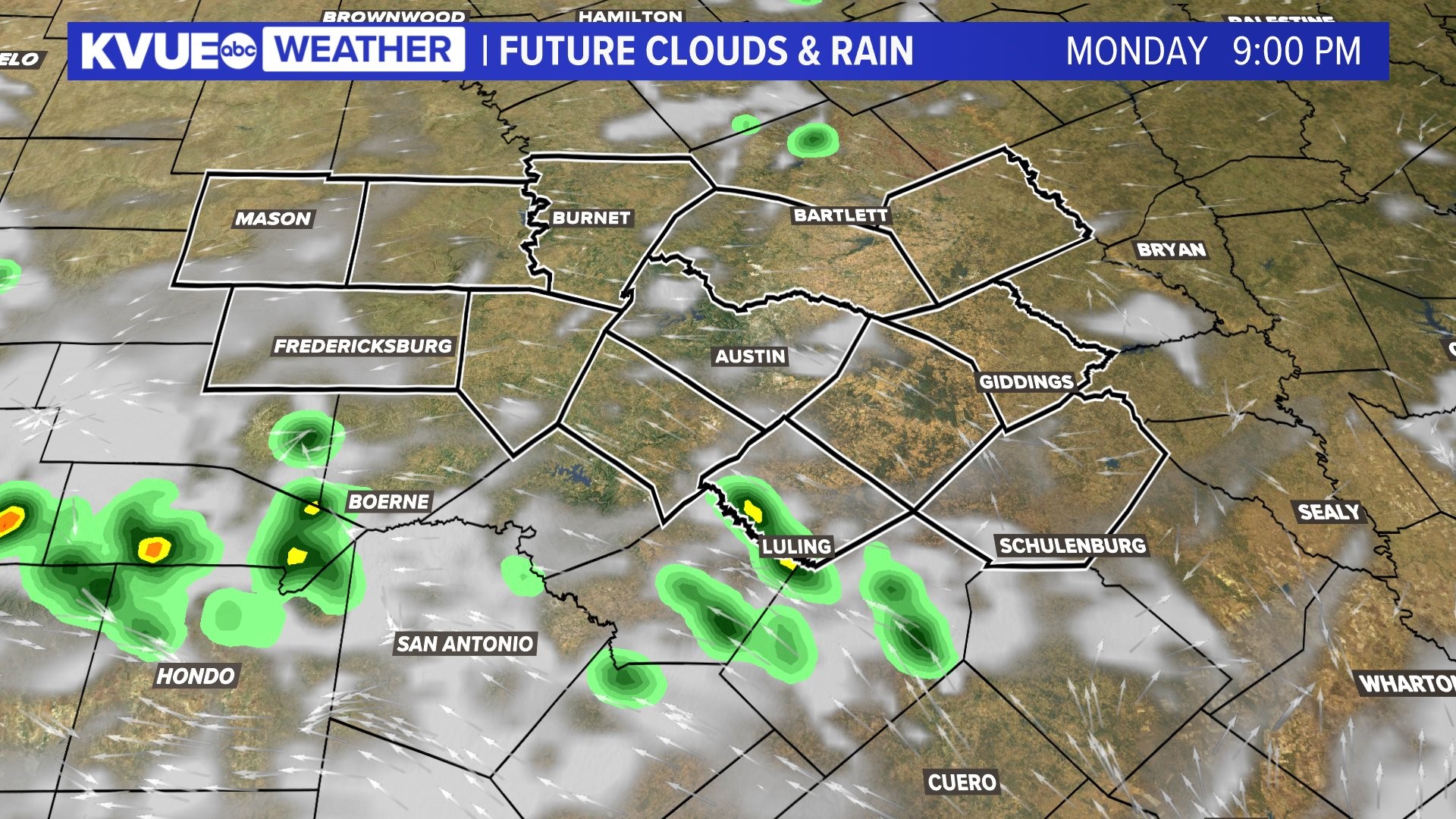 Scattered strong storms remain possible through Monday evening | kvue.com