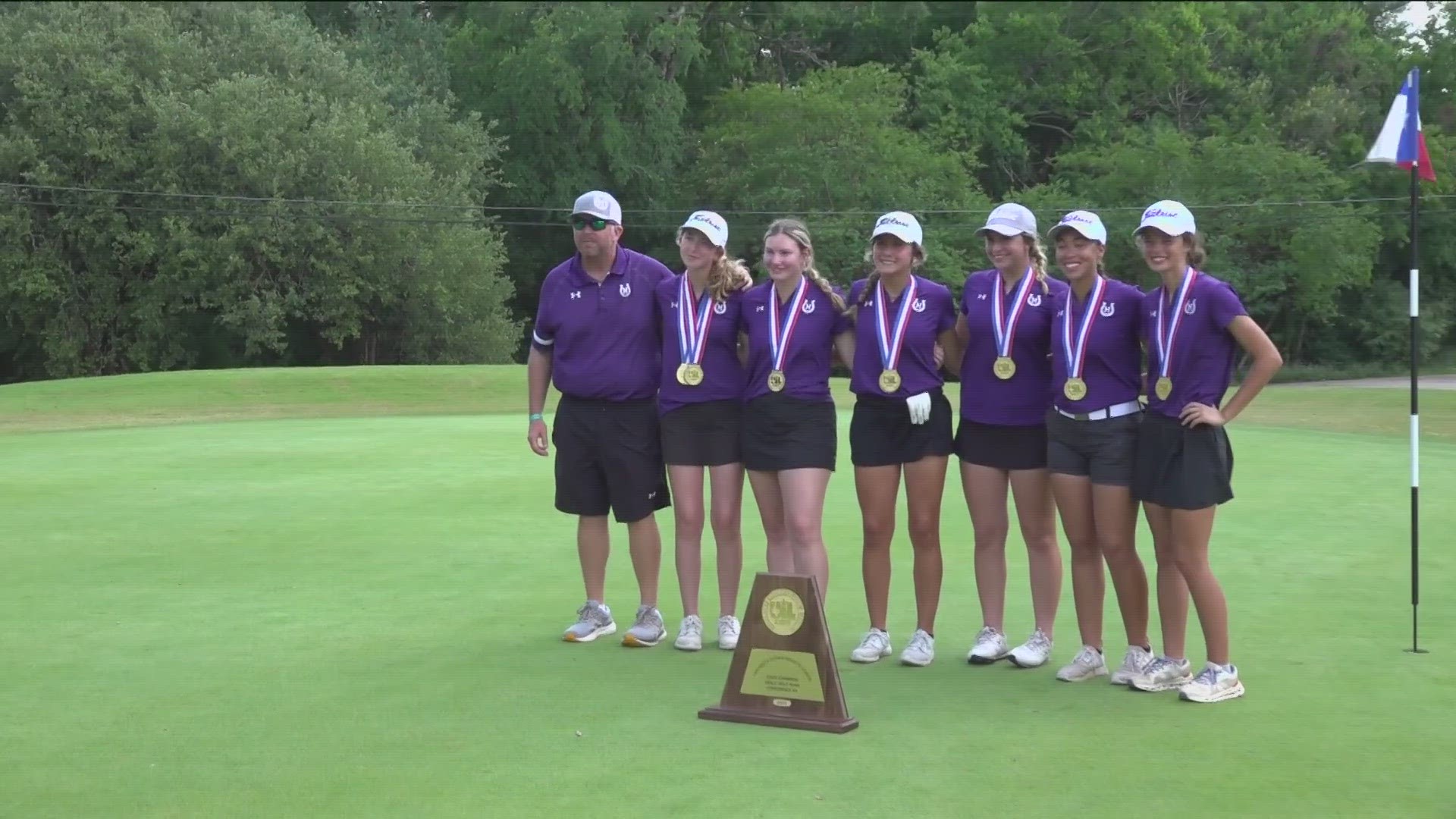 In 2A, Mason won gold in dominant fashion. The girls found a way to win by 67strokes in a two-day event.