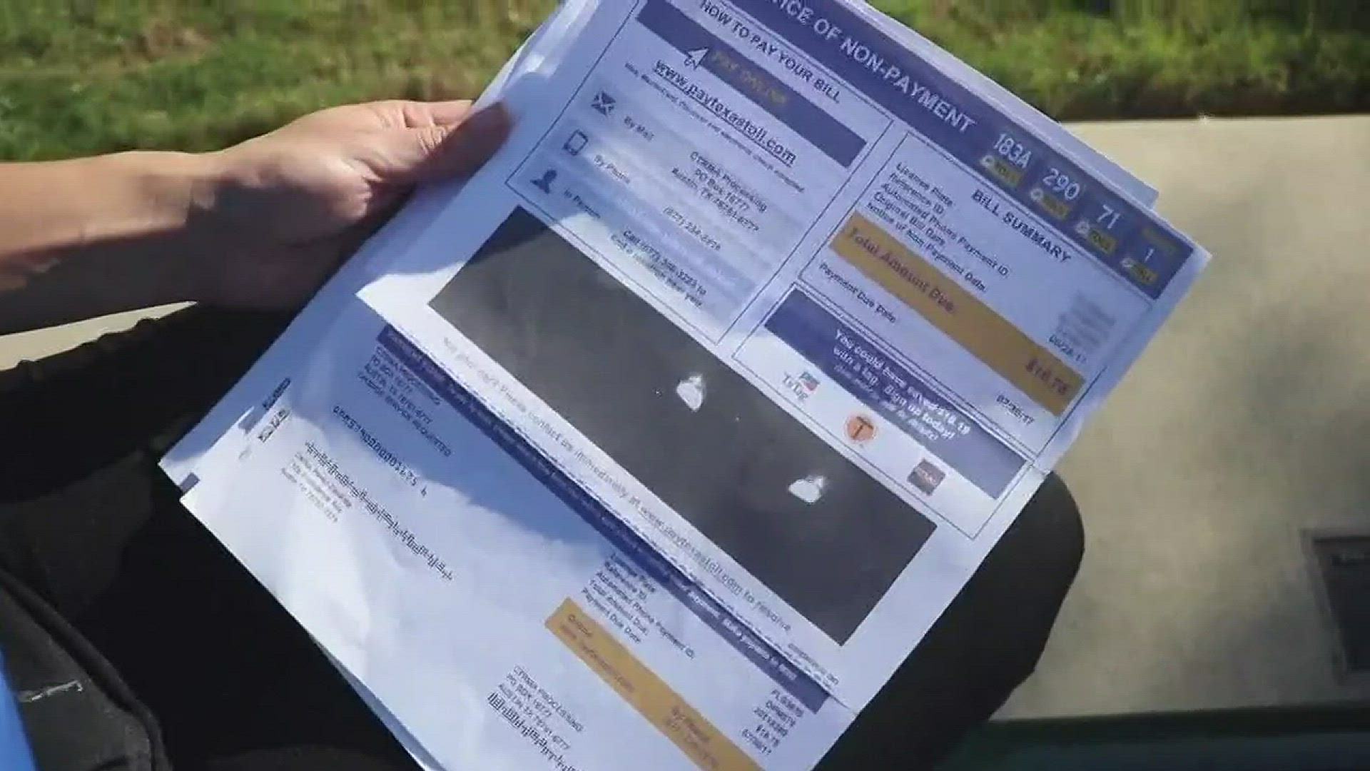 An Austin woman found errors with her Central Texas Regional Mobility Authority toll bill after questioning the bill's photo clarity.