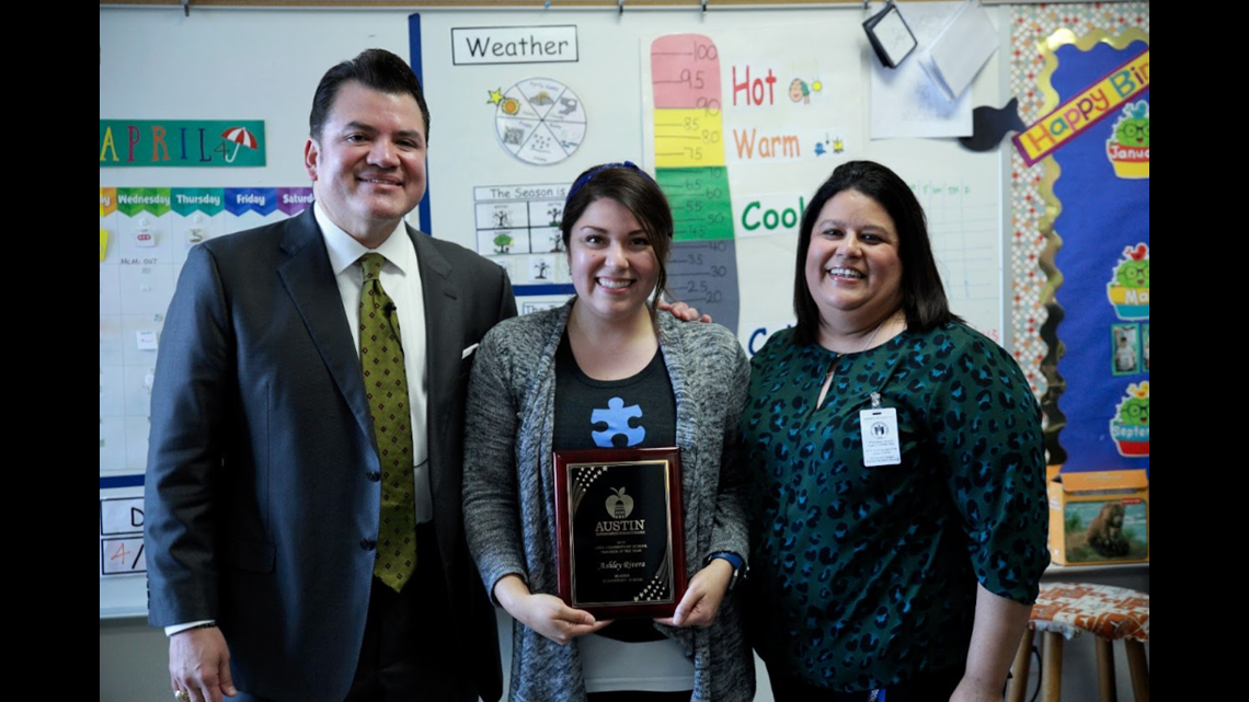 Austin ISD teachers surprised with 'Teacher of the Year' awards | kvue.com