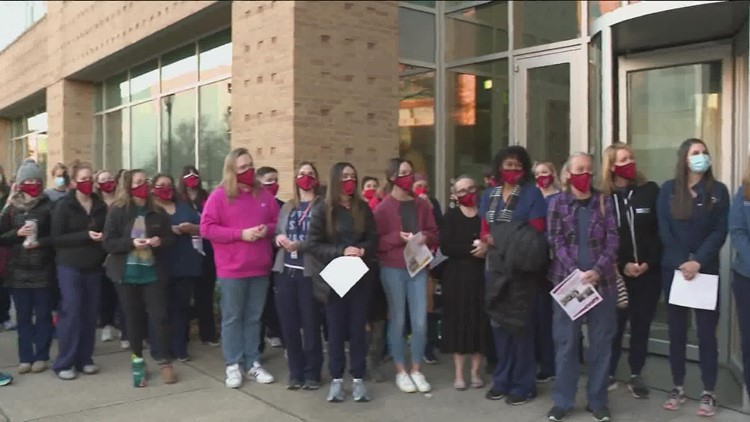 Austin nurses hold candlelight vigil in nationwide protest highlighting unsafe conditions