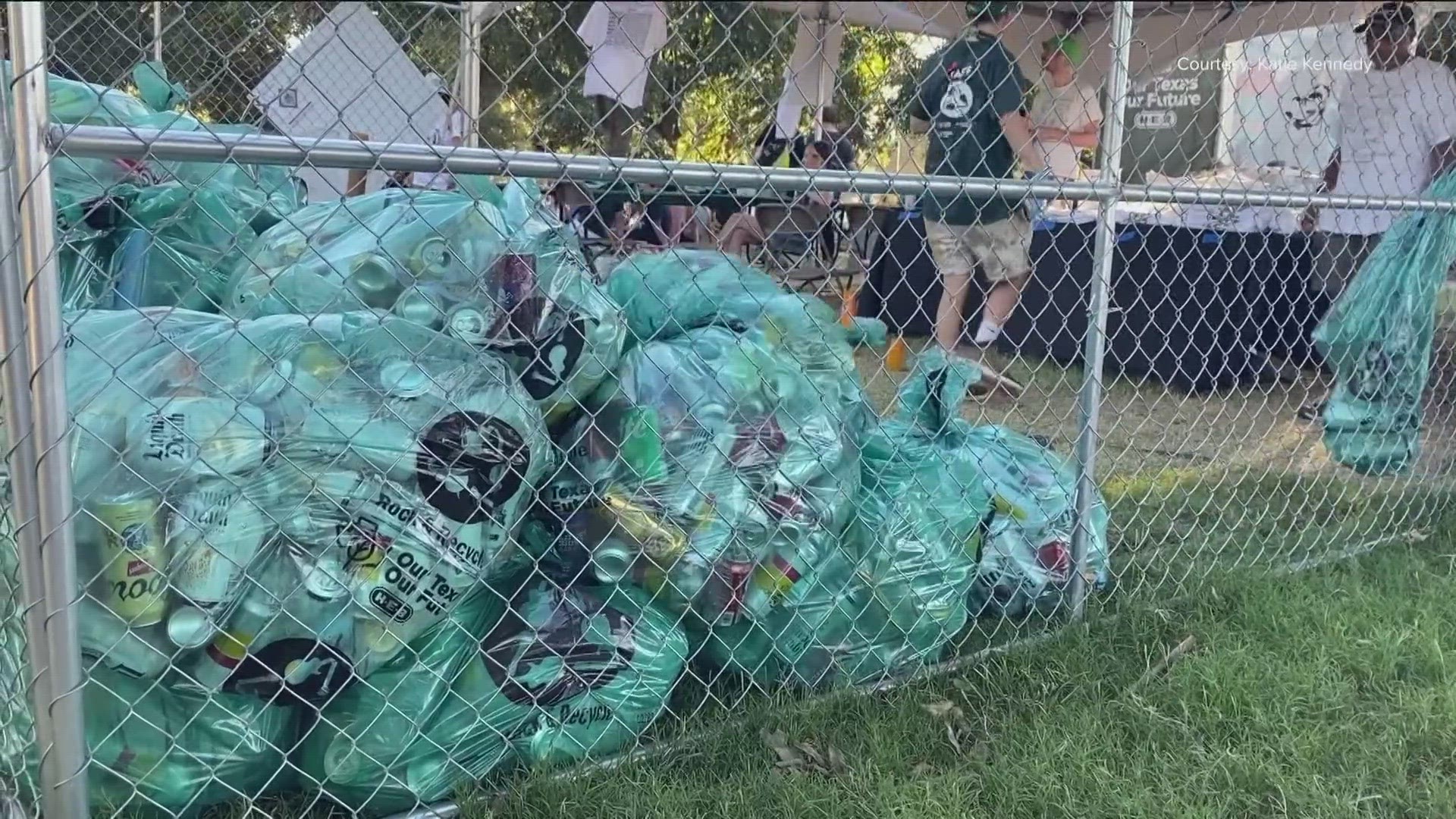 The Austin Parks Foundation has had three main sustainability efforts for ACL weekends: the Rock & Recycle, YETI Hydration stations and Divert It!