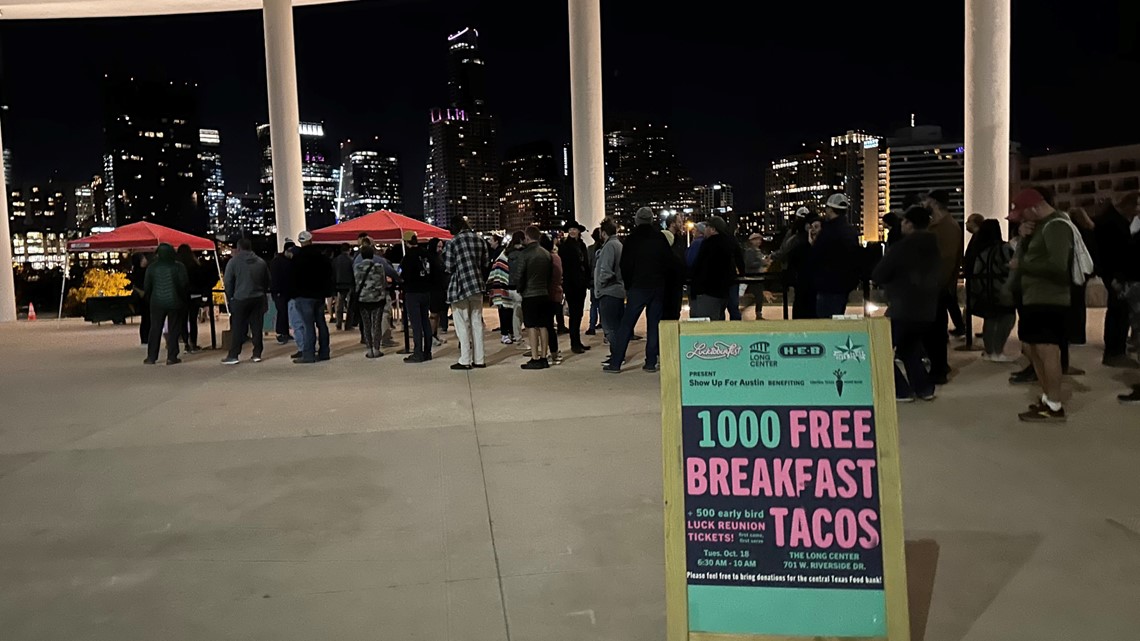 1000 free tacos for the Central Texas Food Bank - Vimarsana News
