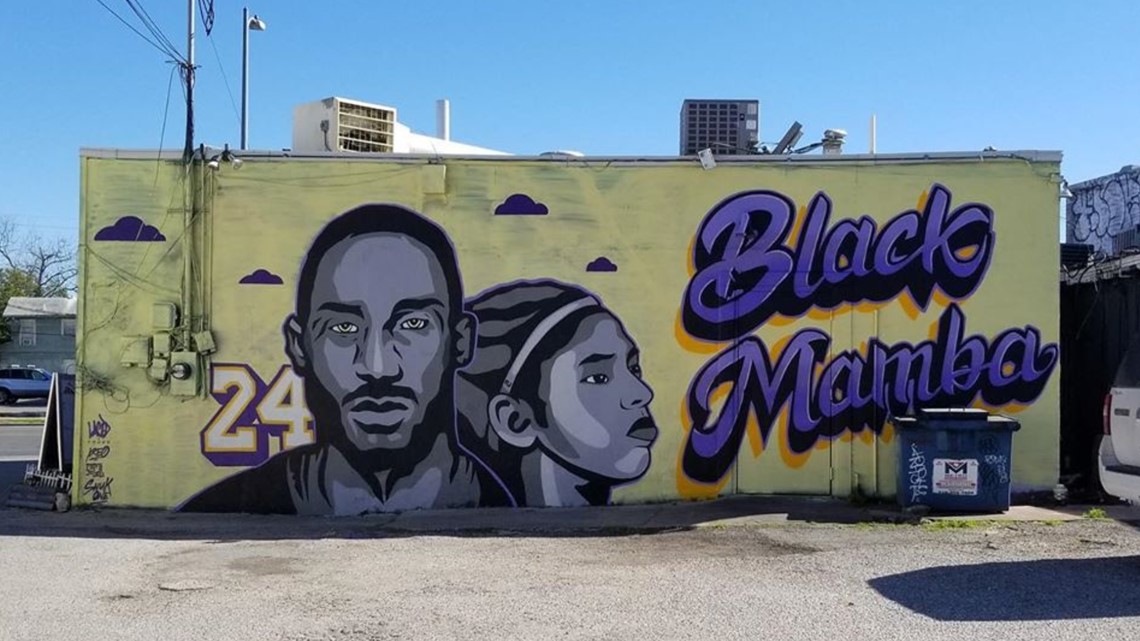Kobe & Gianna Bryant Murals on X: Late 90s Mamba style   / X