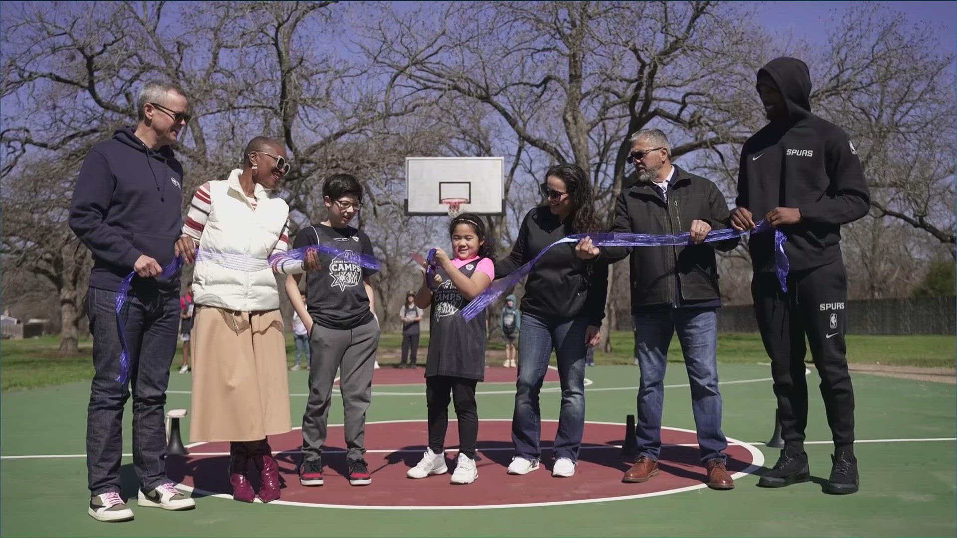The dedication came in collaboration with the Austin Parks Foundation and San Antonio Spurs, with Spurs forward Harrison Barnes participating in a ribbon-cutting.