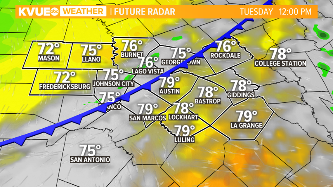 Austin weather: Two cold fronts may bring rain to Central Texas | kvue.com