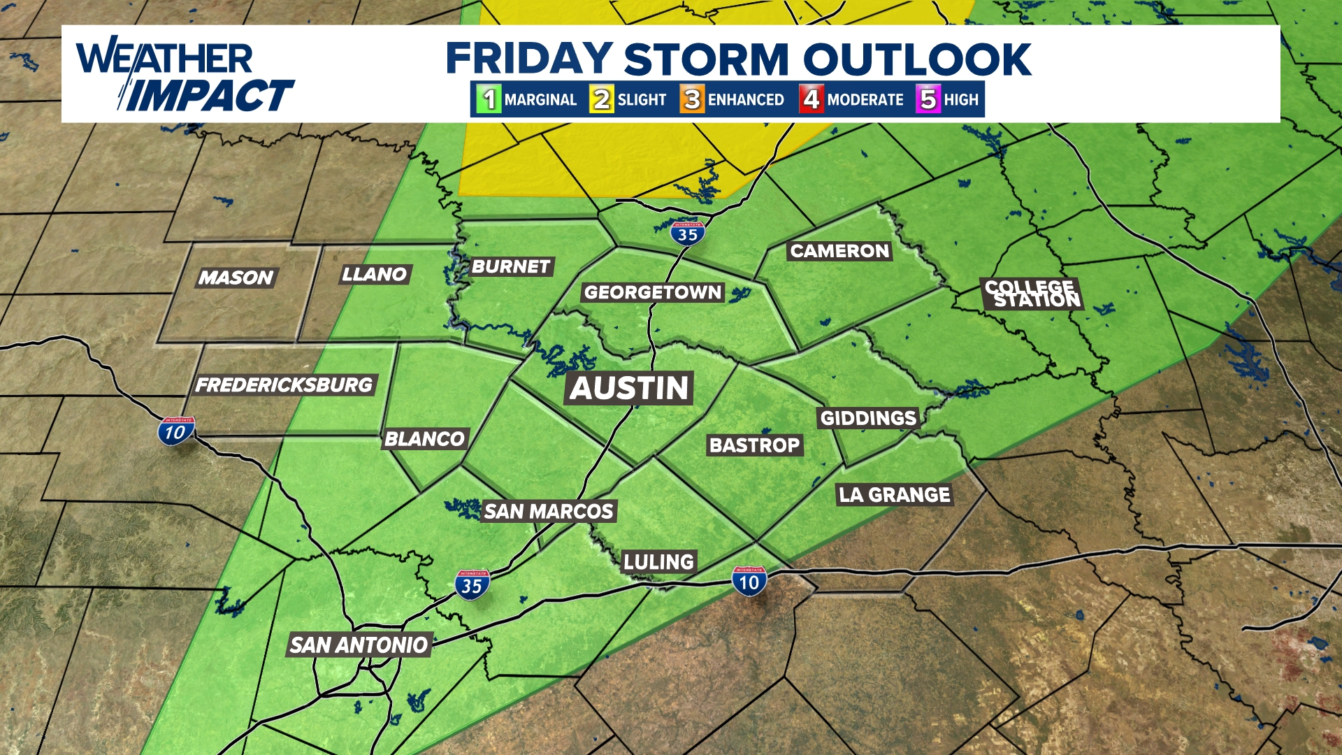 Severe storms forecast Friday in Central Texas | kvue.com