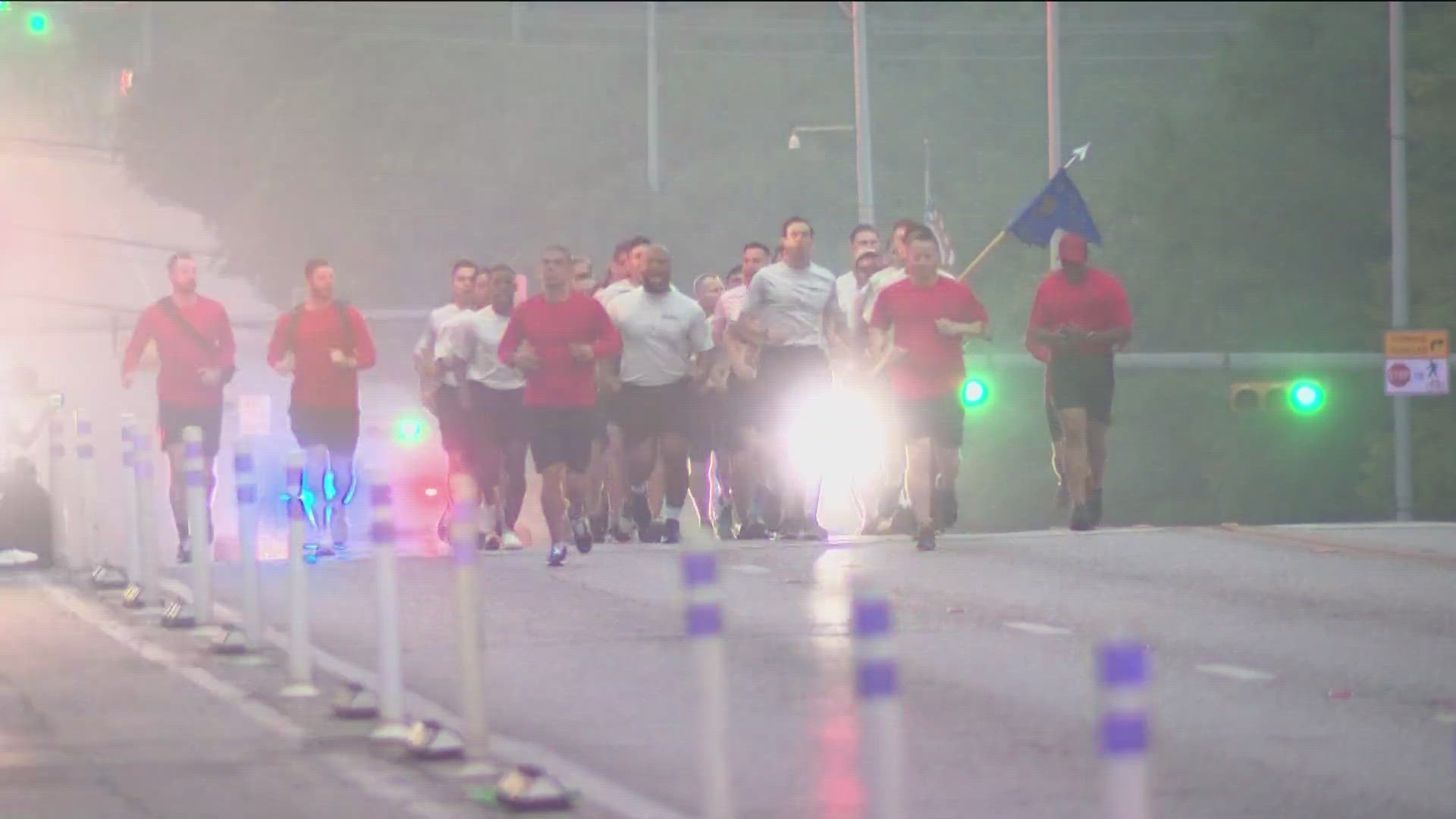 Dozens of Austin police cadets participated in the traditional "chief's run" on Wednesday morning. They are part of the 151st cadet class.