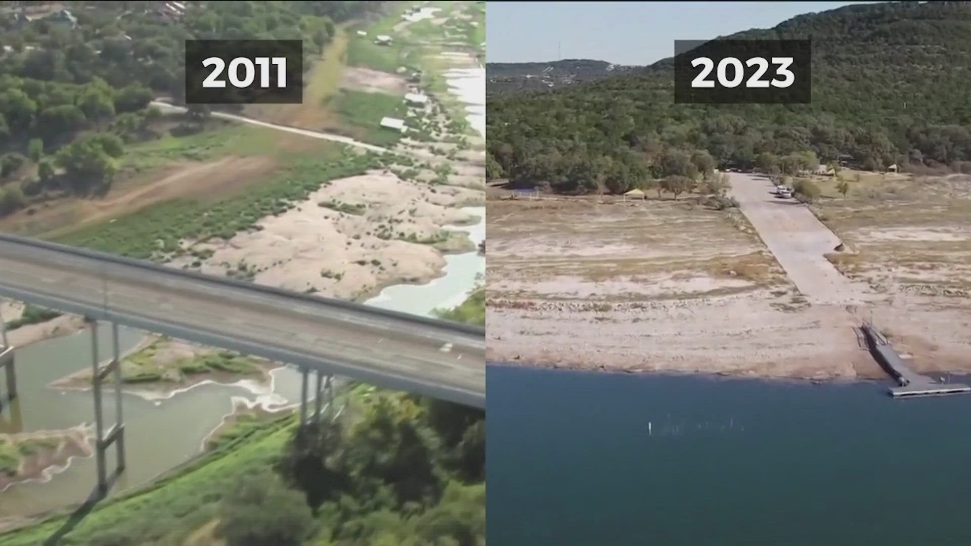 Is the current Central Texas drought worse than the one in 2011?