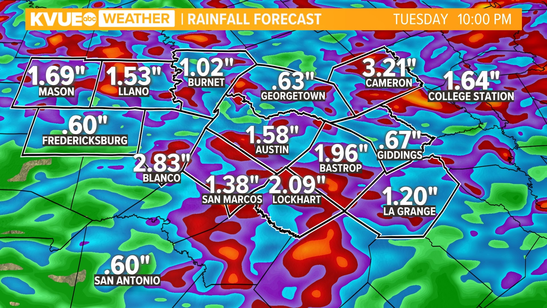 Record-rainfall received in Austin; Flood Watch in effect | kvue.com