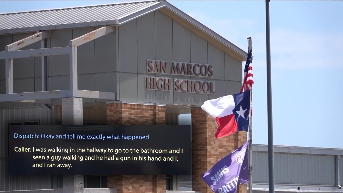 911 audio reveals hoax call that lead to lockdown in San Marcos