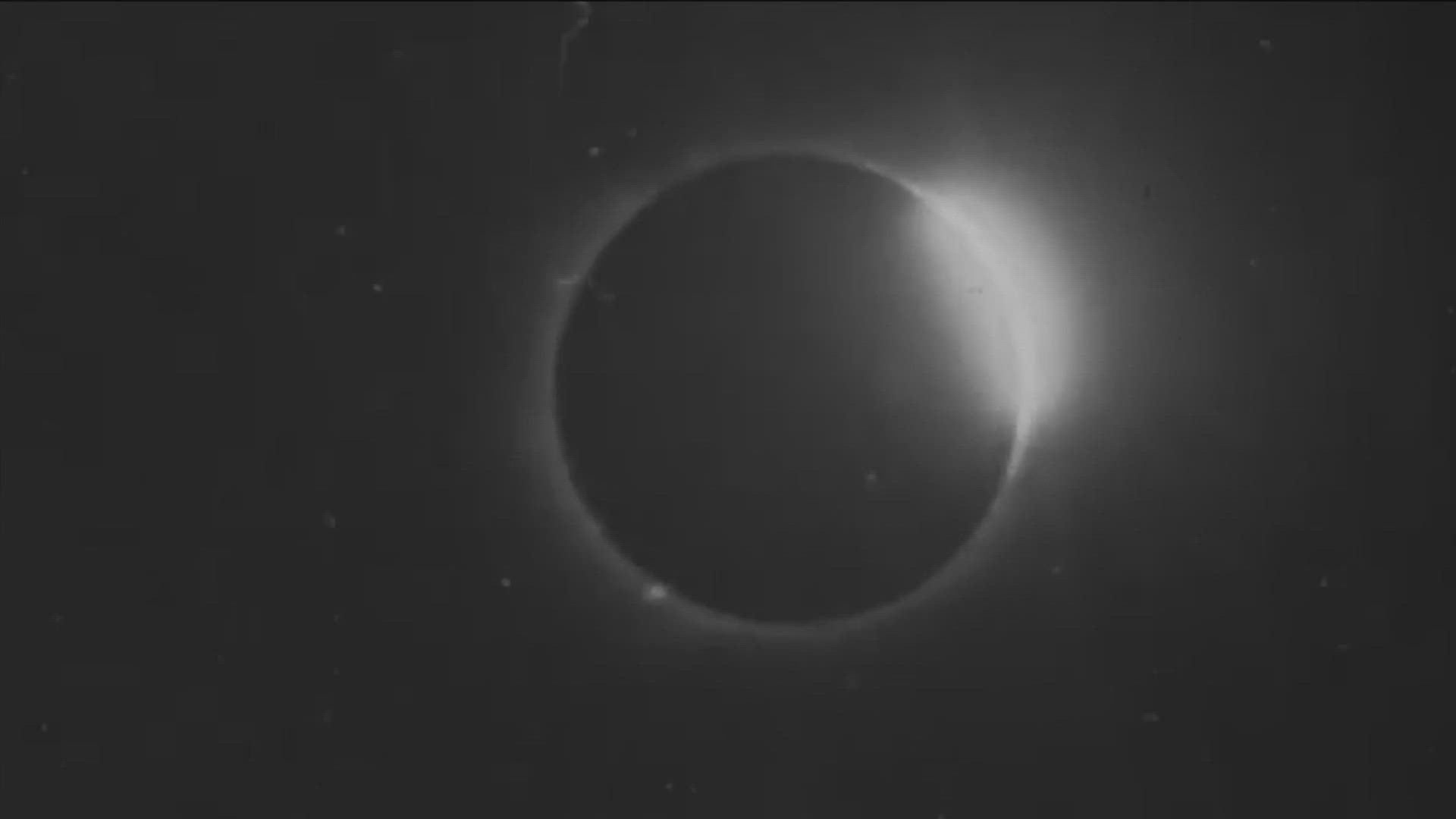 A surprisingly clear and detailed movie film of a solar eclipse in North Carolina was believed to have been lost forever, only to show up again 116 years later.