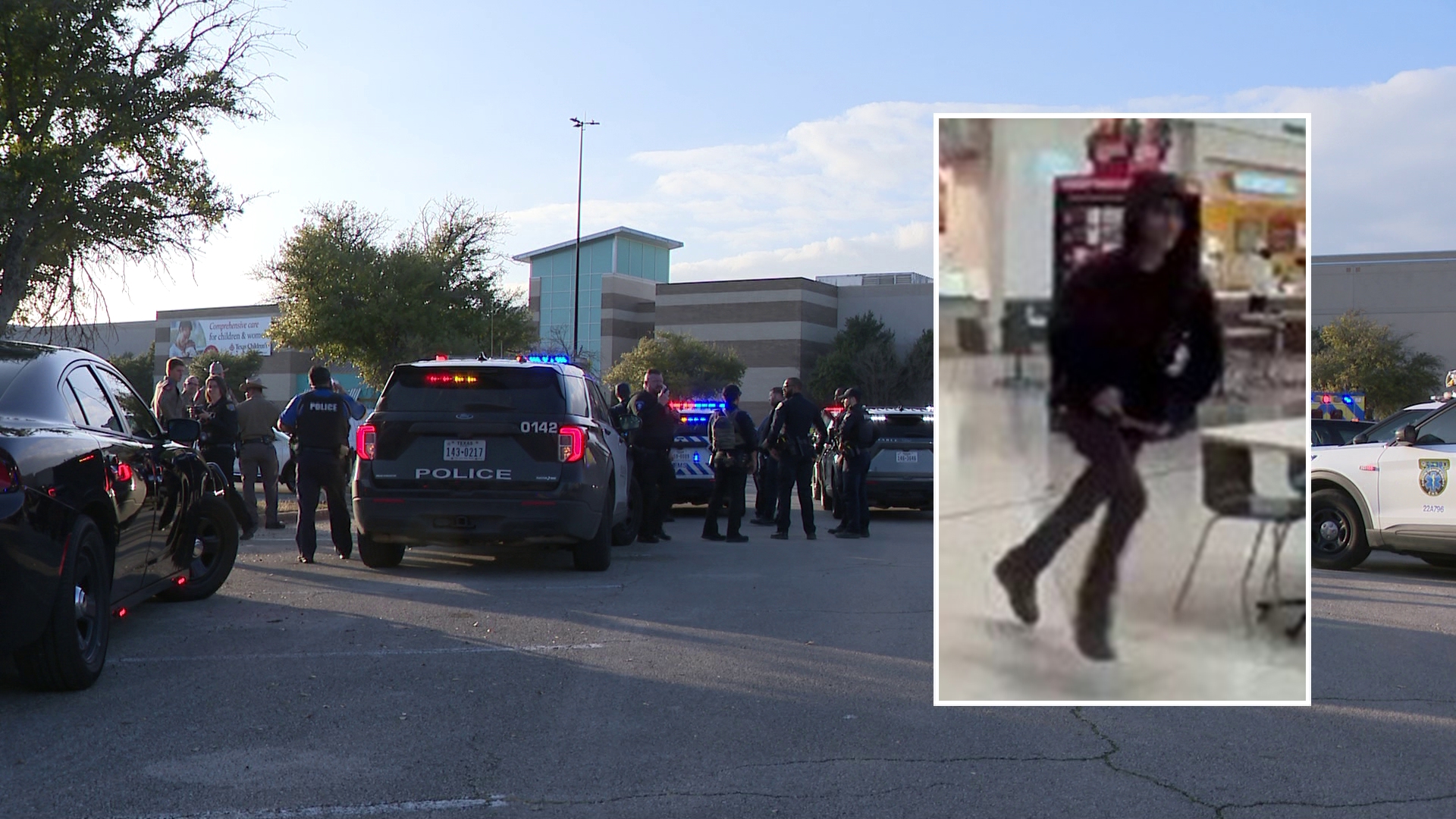 Austin police said in their initial investigation of the scene, they did not find anyone injured. But later, a victim showed up to a hospital with minor injuries.