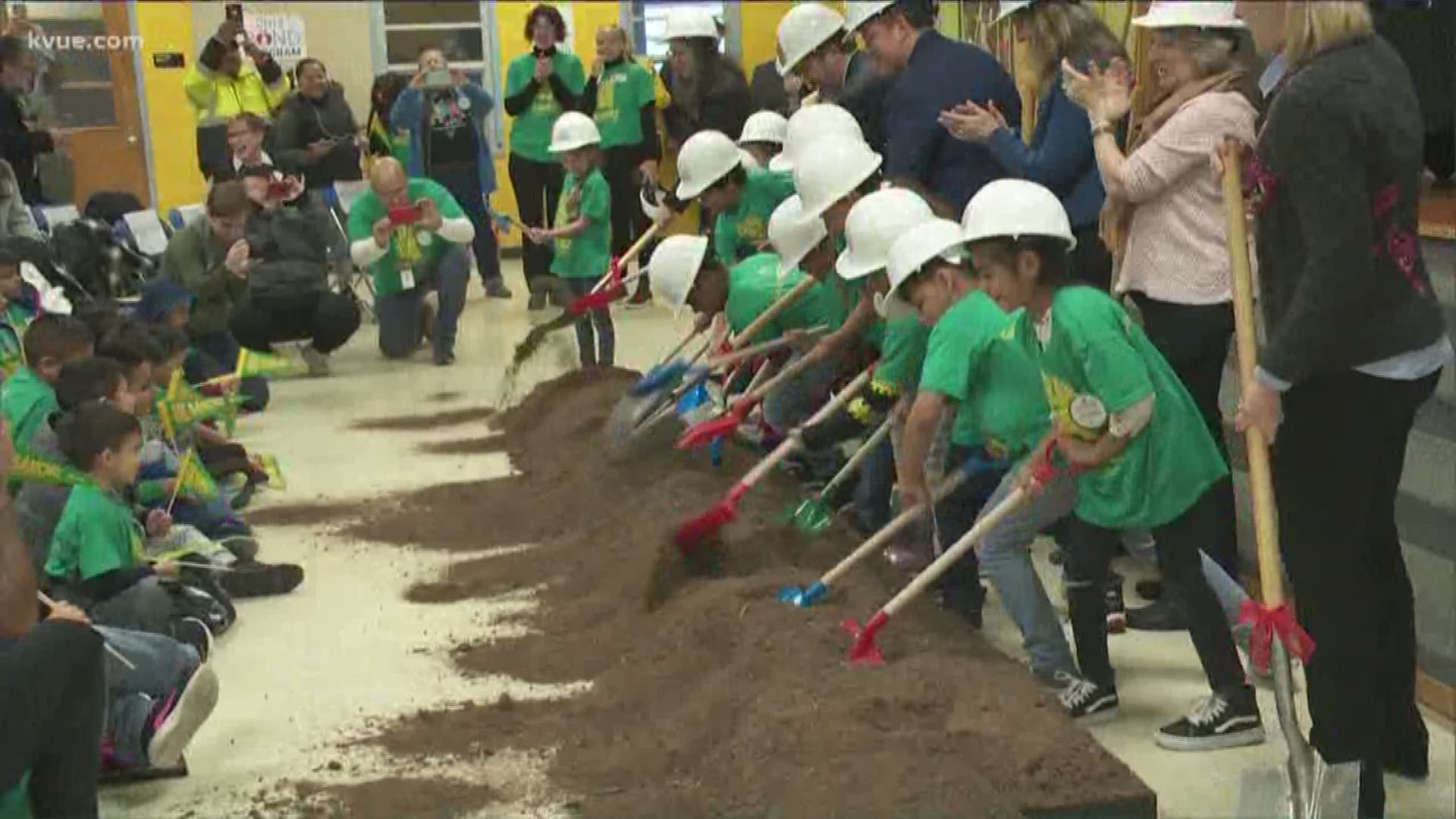 Austin ISD broke ground on Thursday, celebrating the modernization of Sanchez Elementary School.