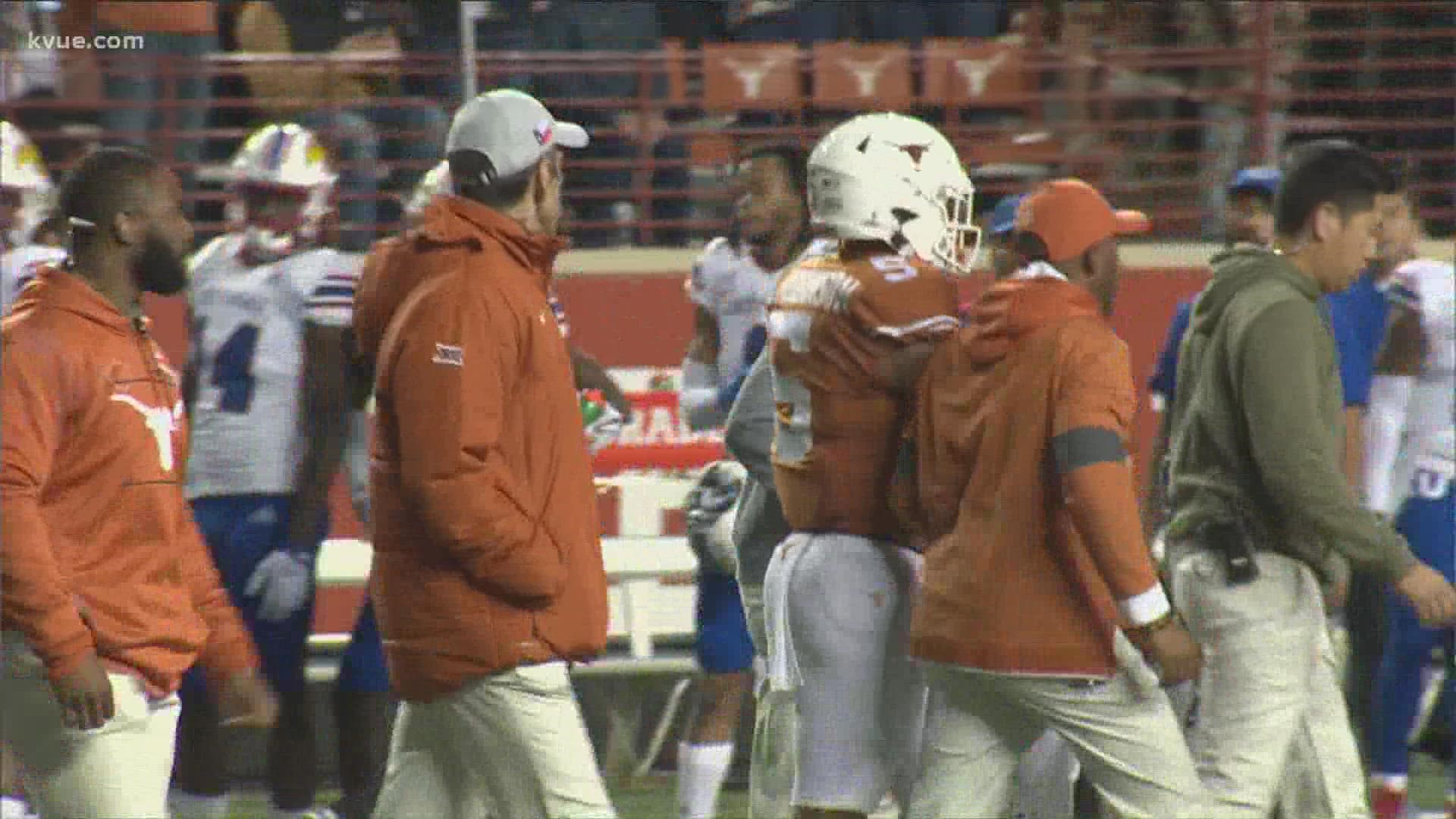 Texas running back Bijan Robinson told reporters Monday he would not be leaving Texas and does not intend to sit out the season to avoid injury.