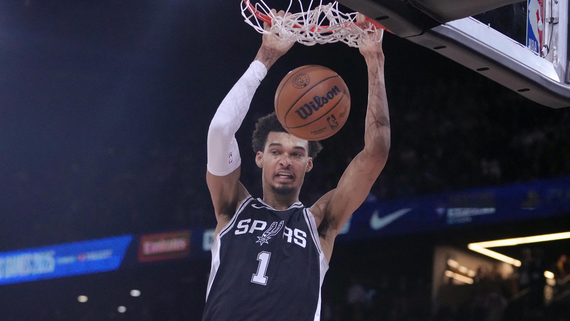 Spurs blowout Pacers in Paris as Wemby drops 30: Highlights, stats