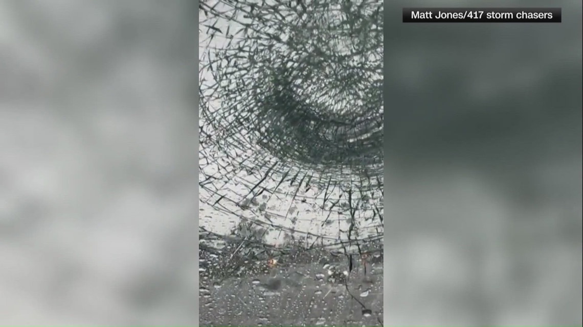 Hail the size of baseballs seen in Springfield, Missouri | kvue.com