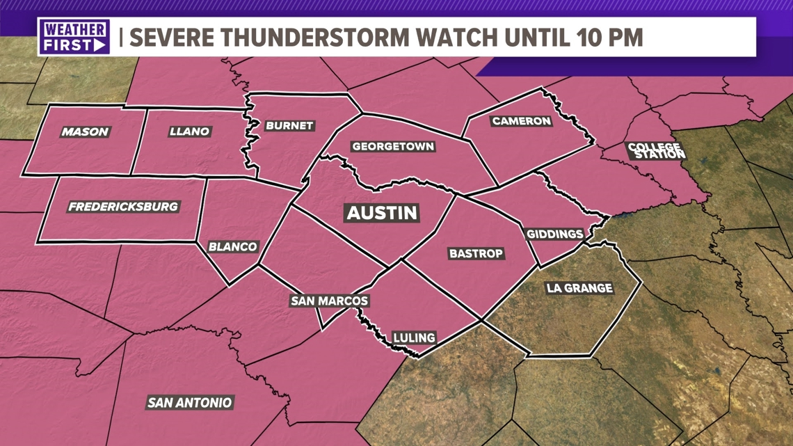 Central Texas could see very large hail, damaging winds Tuesday - Vimarsana News