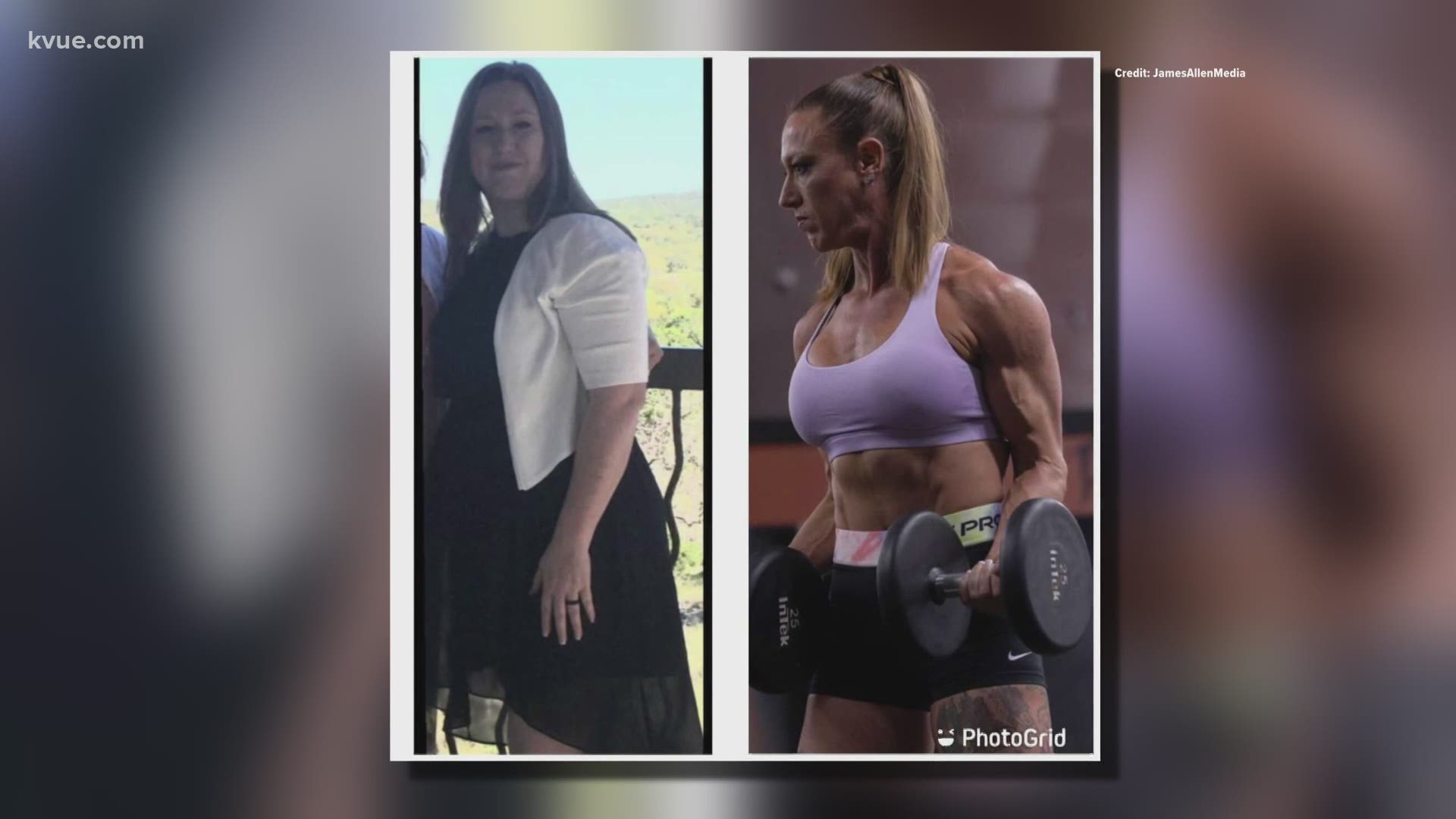 On this Mother's Day weekend, a 41-year-old mom-turned-figure competitor hopes her story will remind other moms that self-care is key to parenting.