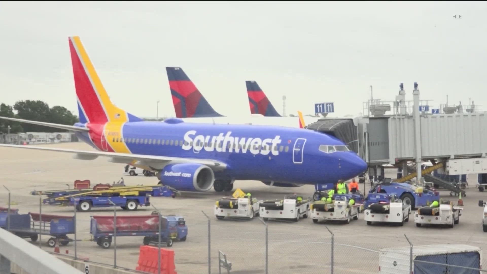 Southwest Airlines Plane Engine Catches Fire At Austin Airport