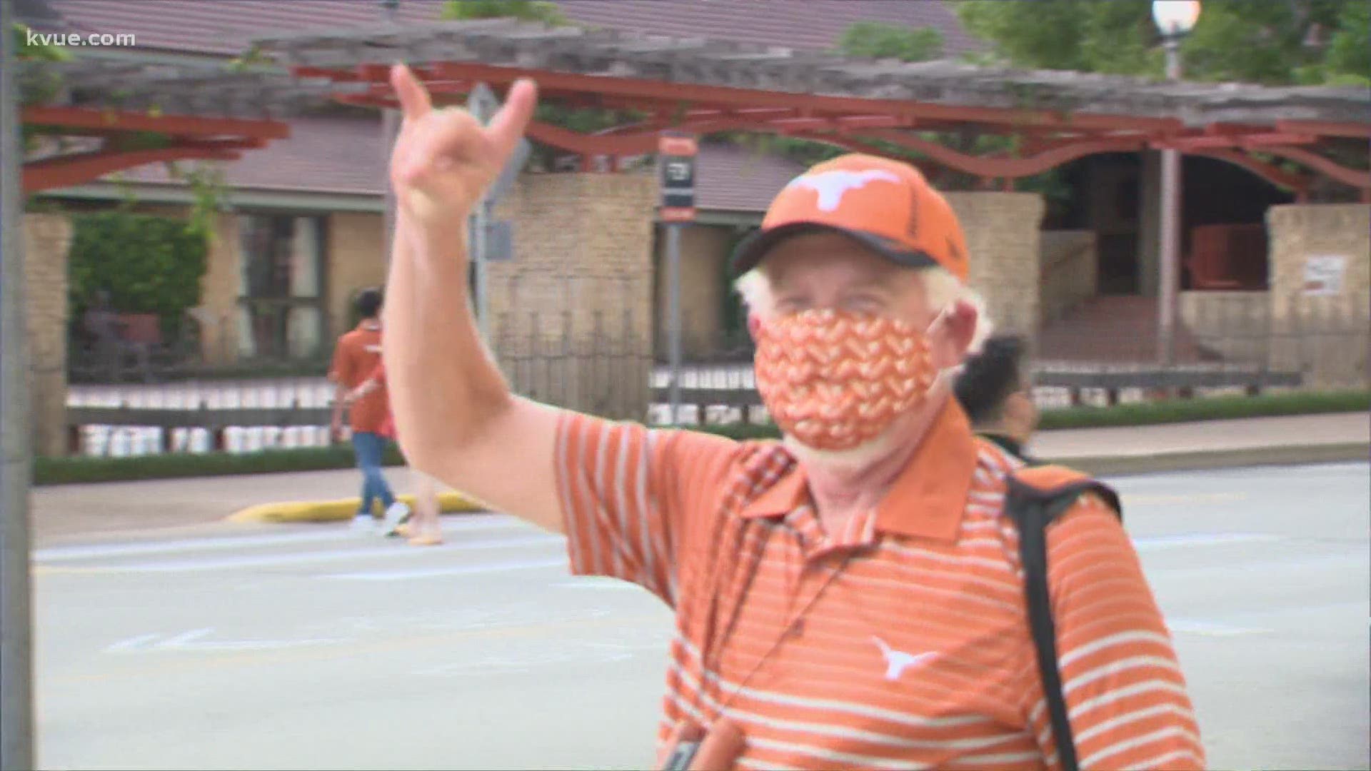 UT Longhorn football fans adjusted to changes at the team's first home game of the season due to COVID-19. Everyone KVUE spoke with was just happy to be there.