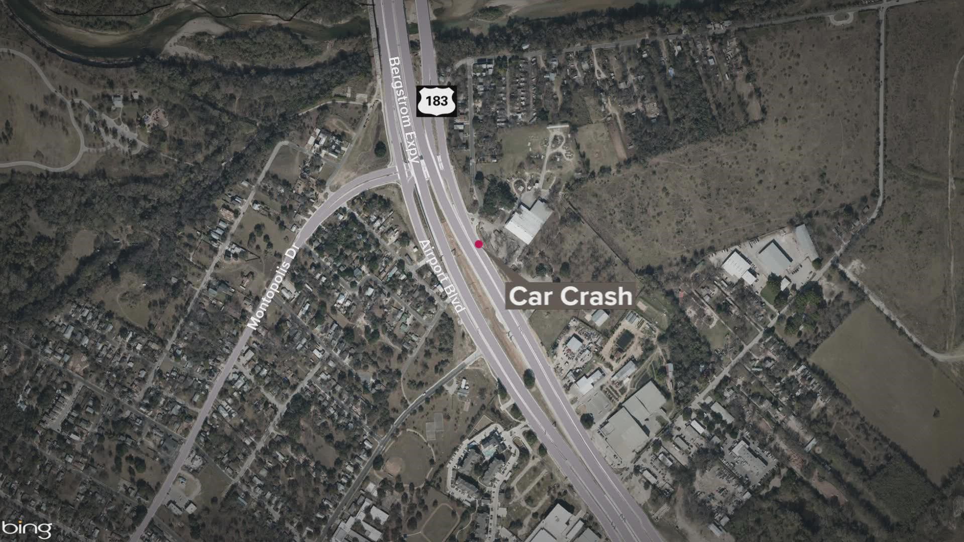 Six adults and two children are in the hospital after a multi-vehicle crash on Bastrop Highway in southeast Austin.