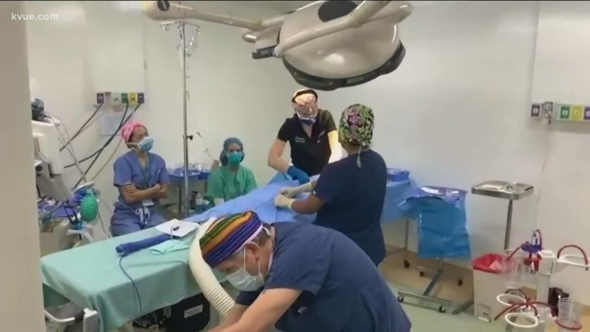 A team of nearly two dozen volunteers is wrapping up a trip to Guatemala City where they have spent the last week performing life-changing surgeries for children.