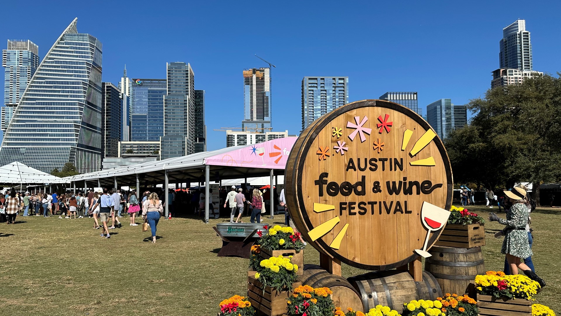 Austin Food & Wine Festival underway at Auditorium Shores 