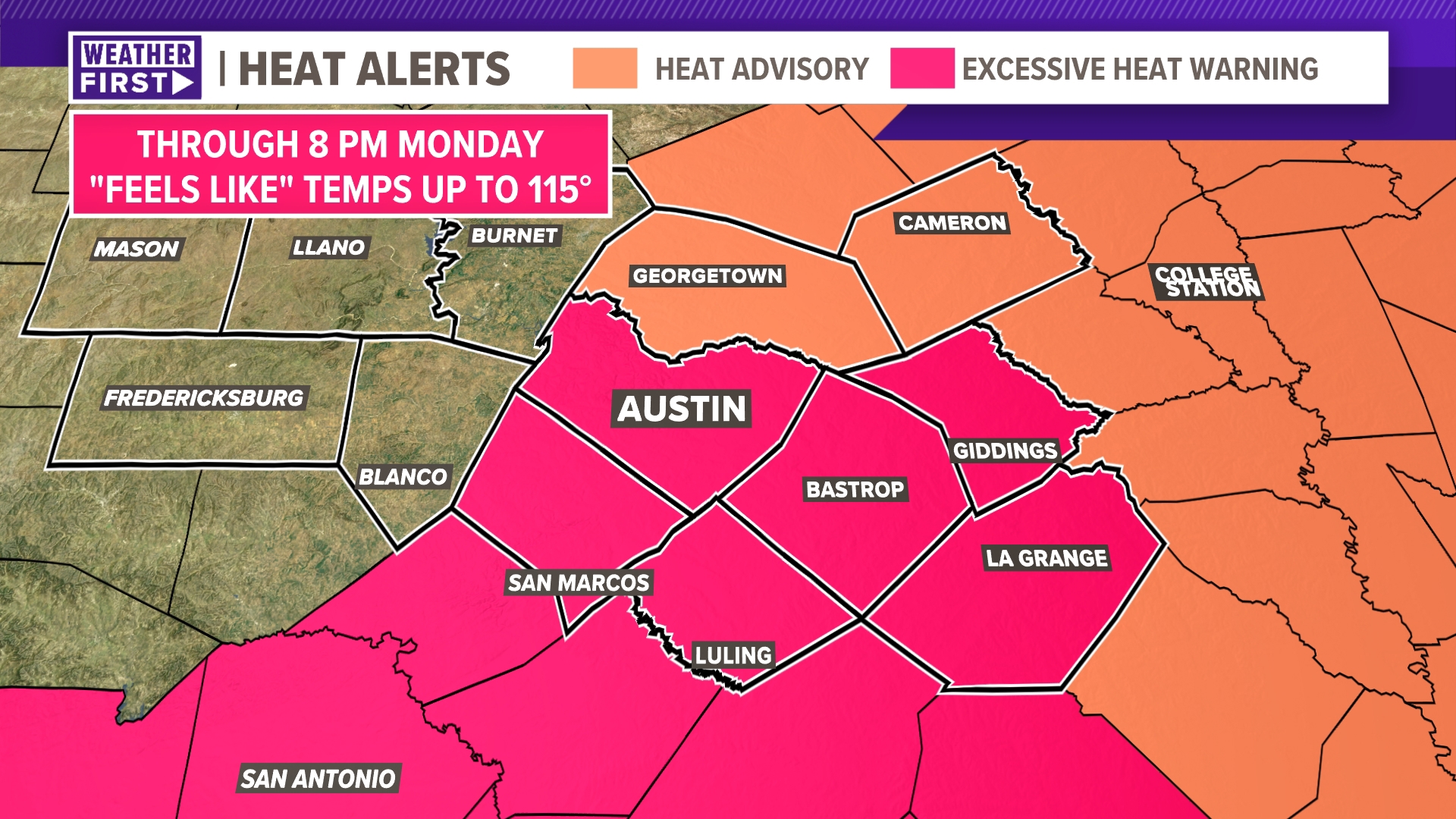 Austin Memorial Day weekend forecast Hot, humid in Central Texas