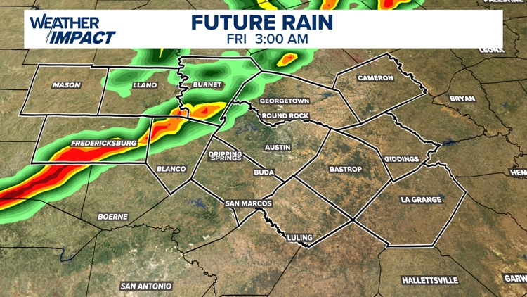 Weather Impact Alert: Another round of storms overnight into early ...