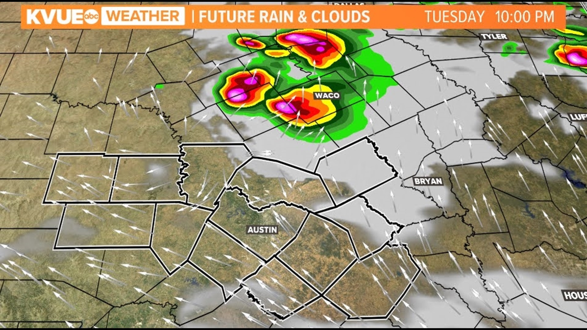 Central Texas could be clipped by strong storms Tuesday | kvue.com