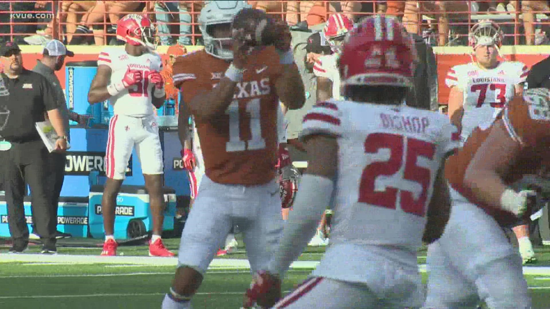 Casey Thompson will make his first start for the Longhorns on Saturday against Rice.